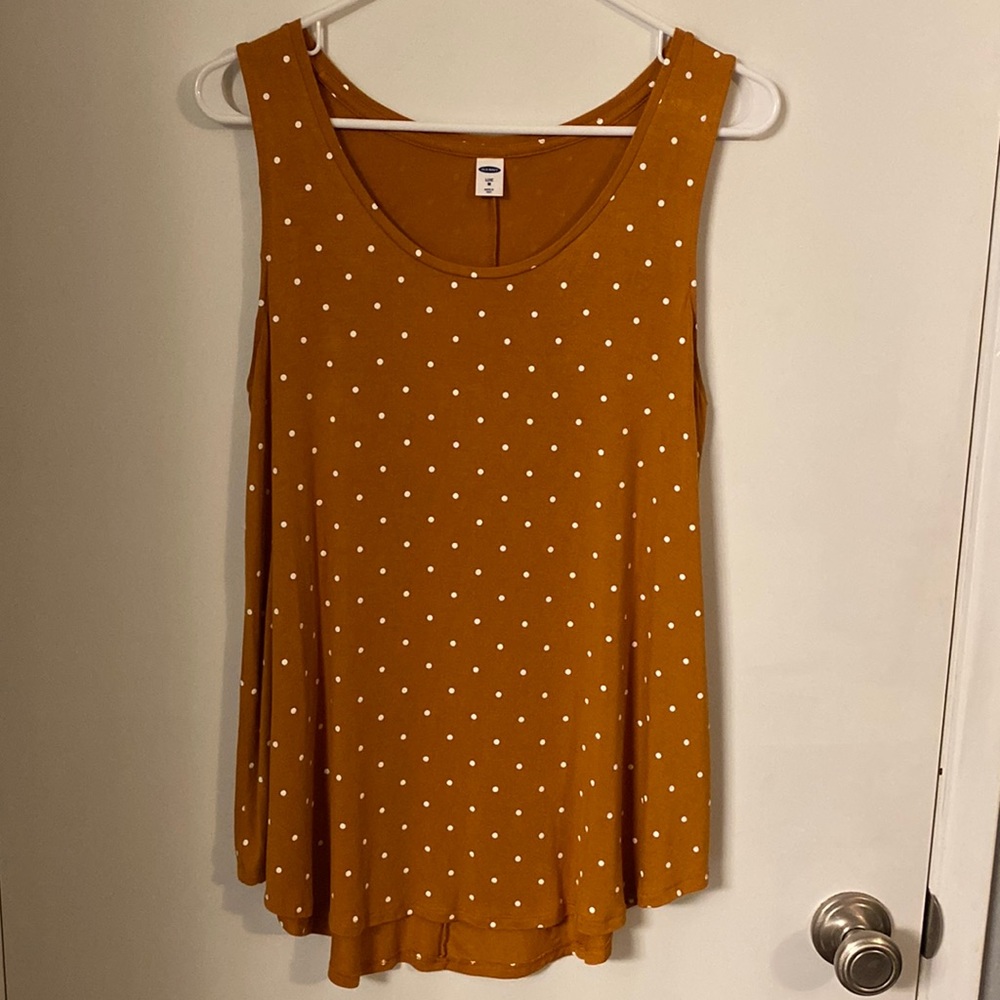 Old Navy Luxe Polka Dot Tank Top